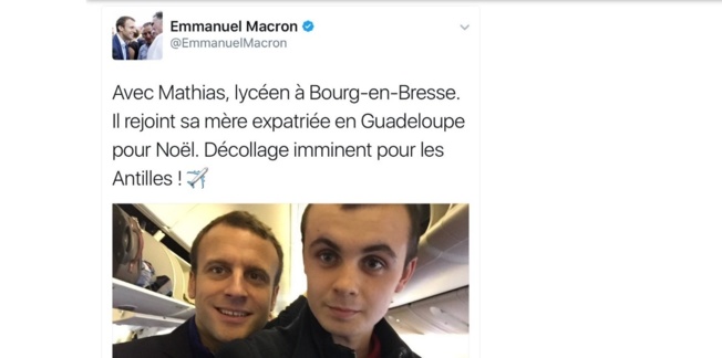 La MARTINIQUE attend un expat nommé MACRON à partir de dimanche.