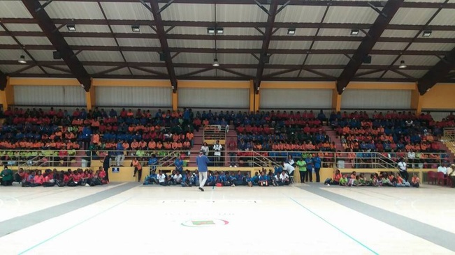 Grand rassemblement de la délégation de Martinque des scouts et guides de France à Saint Joseph.