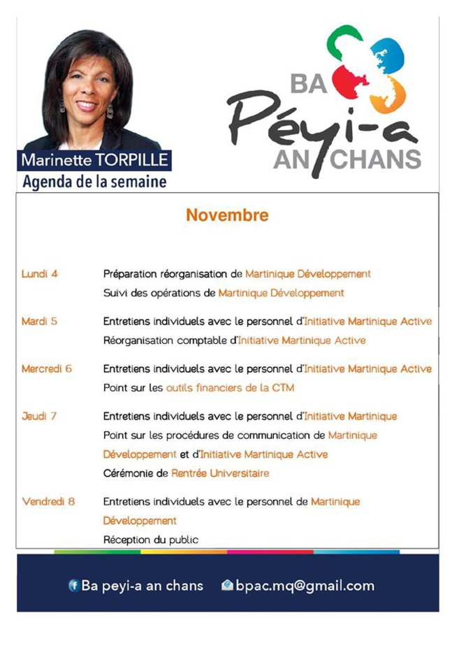 Agenda politique des élus