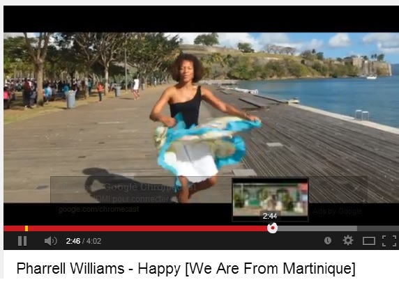 Pharrell Williams - Happy [We Are From Martinique]  sé ta  tout moun! 