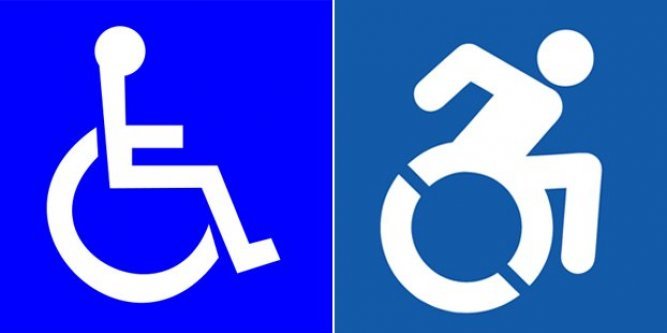 Des graphistes américains veulent modifier le signe désignant les places réservées aux handicapés