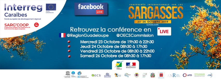 En direct de la Guadeloupe, Conférence Internationale sur les Sargasses. 