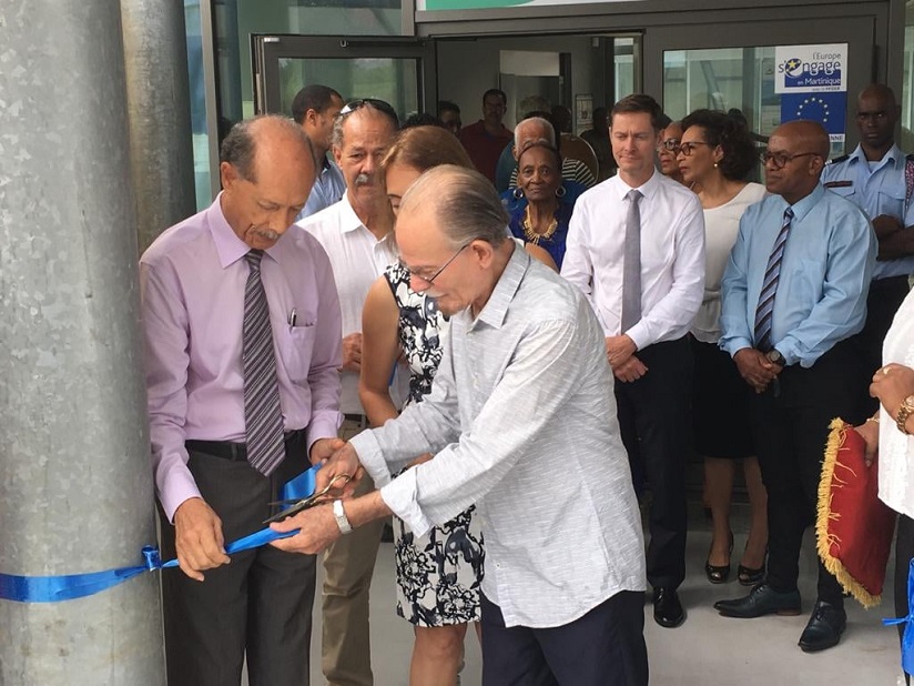 Inauguration du nouvel Observatoire Volcanologique et Sismologique de Martinique .