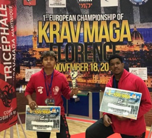 KRAV-MAGA TRICEFAL MARTINIQUE fait de très bons résultats AU CHAMPIONNAT D'EUROPE  en Italie.