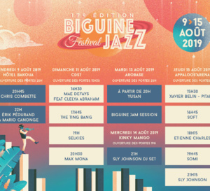 Biguine Jazz, demandez le Programme 2019...