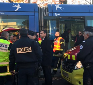 Accident de TRAM à Montpellier. Une ville très antillaise... 