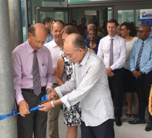 Inauguration du nouvel Observatoire Volcanologique et Sismologique de Martinique .