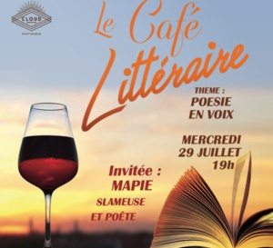 LE CAFÉ LITTÉRAIRE - POÉSIE EN VOIX avec la slameuse et poète MAPIE