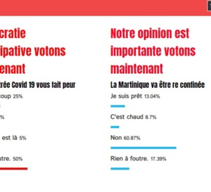 Résultat du sondage : Vous et le covid 19