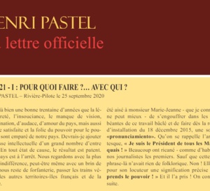 Un nouvel arrivé dans la presse martiniquaise  : La Lettre officielle d'Henry Pastel