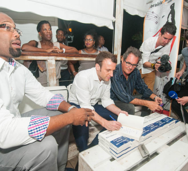 Macronnade en MARTINIQUE.  Mathieu GAMMA,  Je reste #MACRON