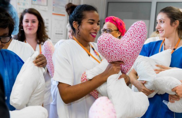  L’association AMAZONES offrira des coussins cœurs !