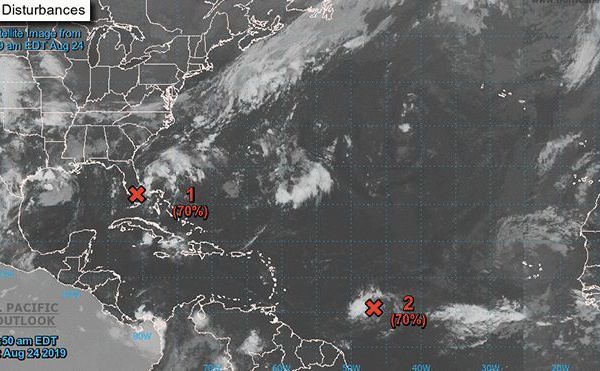 Une perturbation qui pourrait devenir un phénomène cyclonique dans les prochains jours.