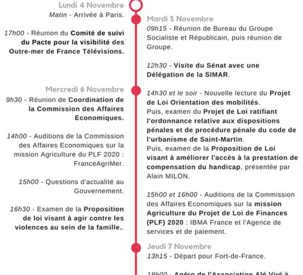 Agenda politique des élus